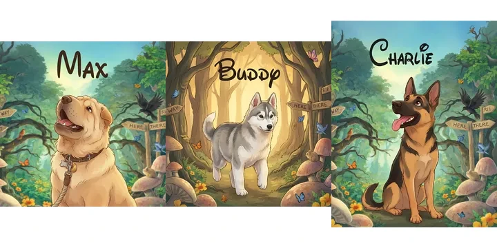 Custom Pet Portraits AI pet portrait style example 5