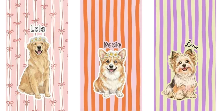 Custom Pet Phone Case AI pet portrait style example 4