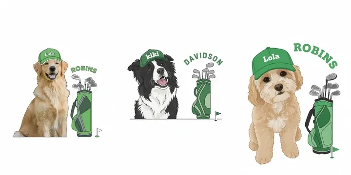 Trending Pet Art AI pet portrait style example 5